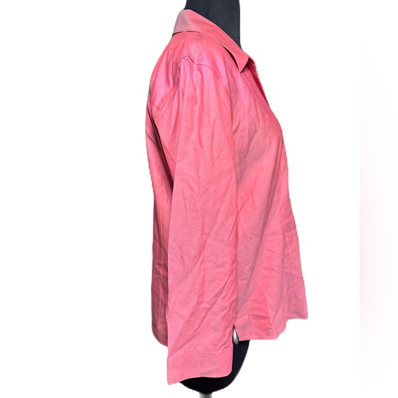 Orvis Wrinkle Free 100% Cotton Double Breasted‎ Dress Shirt Women’s Size 12 - Picture 3 of 10